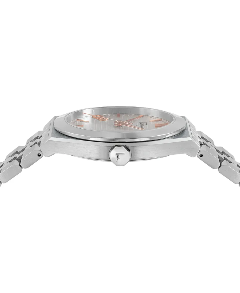 Salvatore Ferragamo Men's Swiss Vega Stainless Steel Bracelet Watch 40mm
