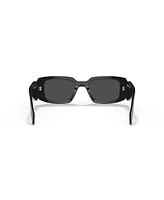 Prada Low Bridge Rectangular Women's Sunglasses