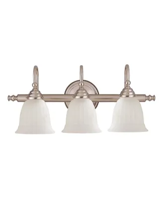 Savoy House Brunswick 3-Light Bathroom Vanity Light Chrome