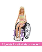 Barbie Fashionistas Doll with Wheelchair and Ramp and Blonde Hair - Multi