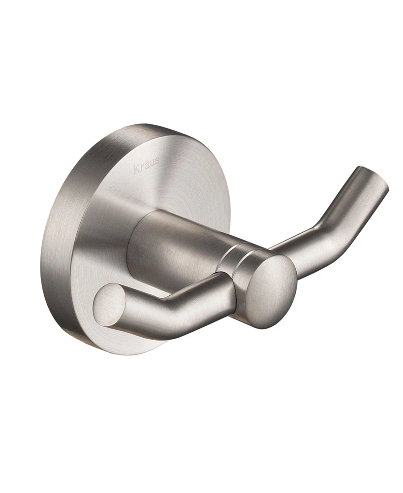 Kraus Elie Bathroom Robe and Towel Double Hook