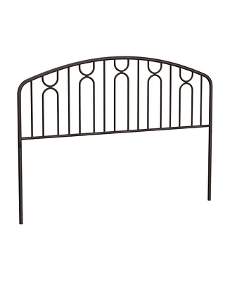 Hillsdale 44" Metal Riverbrooke Furniture Arch Scallop Full/Queen Headboard