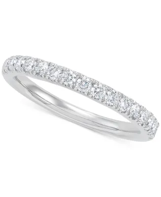Grown With Love Igi Certified Lab Grown Diamond Band (1/2 ct. t.w.) in 14k White Gold