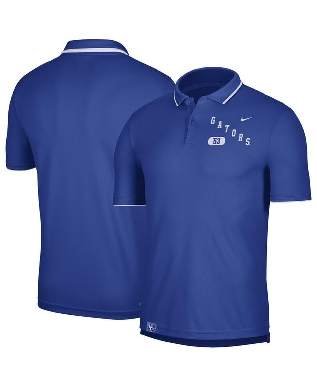 Men's Nike Royal Florida Gators Wordmark Performance Polo Shirt