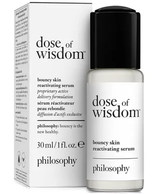 philosophy Dose Of Wisdom Bouncy Skin Reactivating Serum, 1 oz.