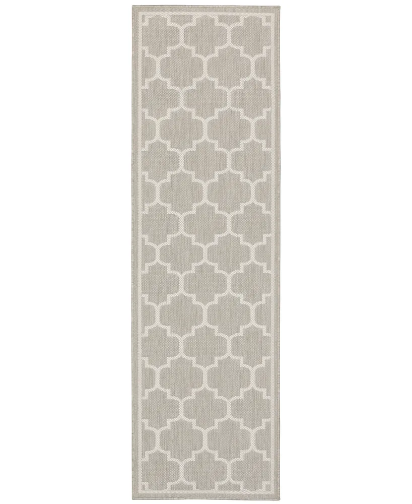 Jhb Design Genoa Outdoor 1636GNA 1'10" x 7'3" Runner Area Rug