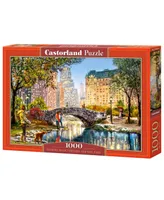 Castorland Evening Walk Through Central Park Jigsaw Puzzle Set, 1000 Piece