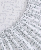 Eddie Bauer Printed 100% Cotton Percale -Pc. Sheet Set