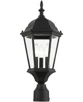 Livex Hamilton 3 Light Outdoor Post Top Lantern