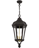 Livex Morgan 3 Light Outdoor Pendant Lantern