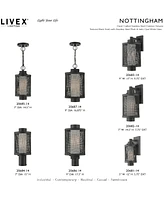 Livex Nottingham 1 Light Texture Post Top Light