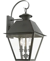 Livex Wentworth 3 Light Outdoor Large Wall Lantern