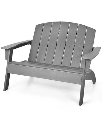 Patio Adirondack Chair Loveseat Bench Hdpe Weather Resistant Deck