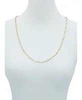 Vince Camuto Gold-Tone Paper Clip Chain Link Necklace