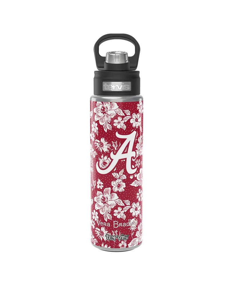 Vera Bradley x Tervis Alabama Crimson Tide 24 Oz Wide Mouth Bottle with Deluxe Lid