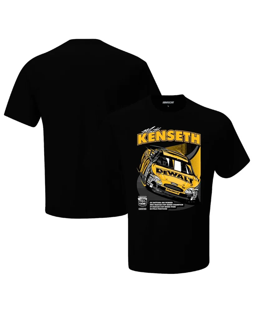 Men's Checkered Flag Sports Black Matt Kenseth Nascar Hall of Fame Class 2023 Inductee T-shirt