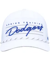 Men's '47 Brand White Los Angeles Dodgers Downburst Hitch Snapback Hat