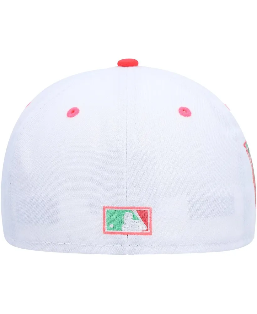 Men's New Era White and Green San Francisco Giants 2010 World Series Watermelon Lolli 59FIFTY Fitted Hat