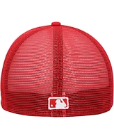 Men's New Era White, Red Los Angeles Angels 2023 On-Field Batting Practice 59FIFTY Fitted Hat