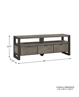 Madigan 58" Tv Stand - 2-Tone Finish