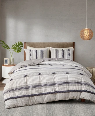 Ink+Ivy Cody Cotton 3-Pc. Duvet Cover Set, King/California King