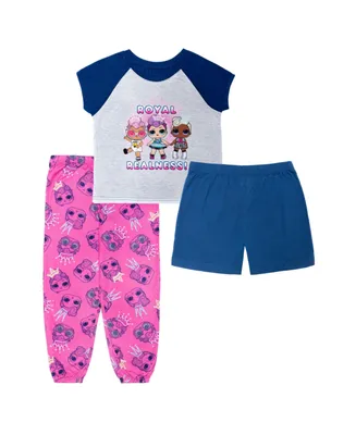 Lol Surprise! Little Girls Pajama Set, 3 Piece