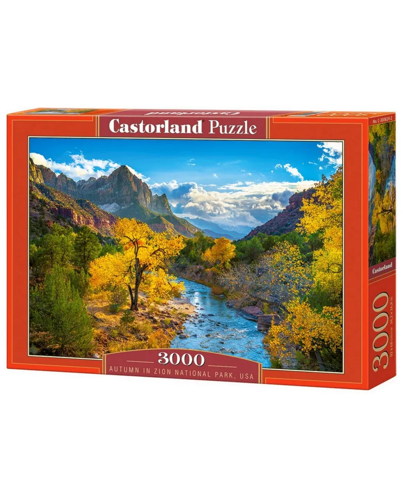 Castorland Autumn in Zion National Park, Usa Jigsaw Puzzle Set, 3000 Piece