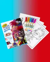 Crayola Color Wonder Trolls 2 World Tour Series 18 Mess Free Coloring Pages Set