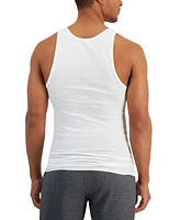 Alfani Men's 4-Pk. Regular-Fit Solid Tanks, Created for Macy's