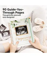 KeaBabies Pregnancy Journal Memory Book: Inspire, 90 Pages Hardcover Book, Journals for First Time Moms