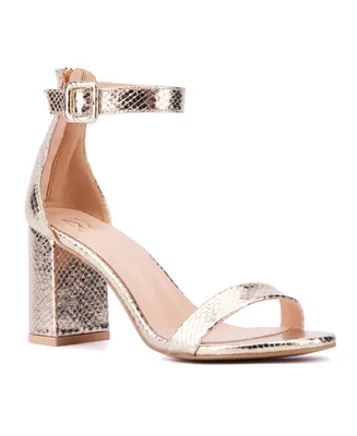 Lulu Women's Single Band Heel Sandals