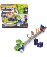 Supreme Machines Nkok Attack Launch Track T.Rex Rocket Bot 42021, 17 Piece Set, Purple Transforming 2-in-1 Car Robot, Easy Assembly