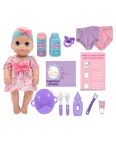 Cuddle Kids Play All Day 17 Piece 10" Baby Doll Playset New Adventures, Children's Pretend Play Set