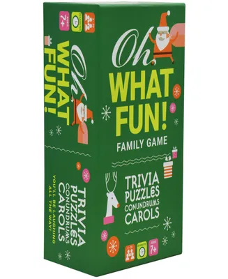 Oh What Fun Holiday, Family, Party, Trivia Game Solve Christmas Trivia And Puzzles