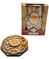 Dendera Zodiac Wooden Puzzle Based On The Ancient Night Sky, Medium Difficultly, Twist The Maze To Open New Pathways For Both Ball Bearings To Navigat