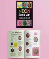 The Complete Neon Rock Art Kit Diy Rock Painting For Kids, Rocks, Brushes, Paint, Stencils included 19 Easy-To-Follow Projects