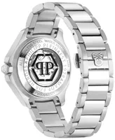 Philipp Plein Men's Automatic Skeleton Spectre Stainless Steel Bracelet Watch 42mm