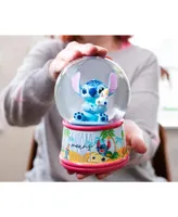 Silver Buffalo Disney Lilo & Stitch Ohana Light-Up Snow Globe with Swirling Glitter Display Decoration | Home Decor for Kids Room Essentials | Preciou