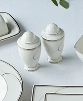Noritake Dinnerware, Platinum Wave Salt and Pepper Shakers