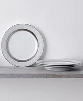 Noritake Crestwood Platinum Set of 4 Accent Plates, Service For 4