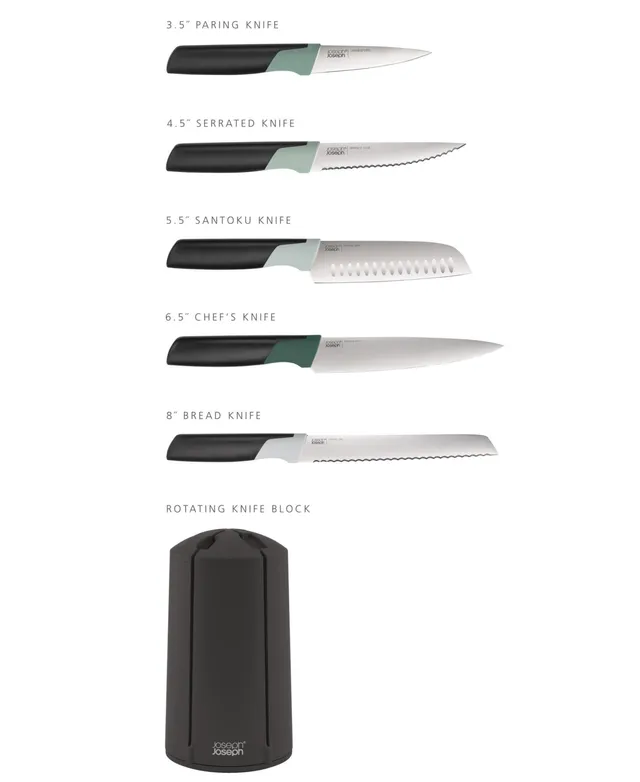 Joseph Joseph Elevate Knives Store 5-piece Knife Set with In-drawer Storage  Tray