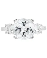 Arabella Cubic Zirconia Statement Ring in Sterling Silver