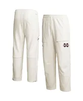 Men's adidas Cream Mississippi State Bulldogs Zero Dye Aeroready Pants