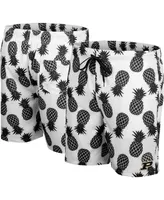 Men's Colosseum White Purdue Boilermakers Pineapples Swim Shorts