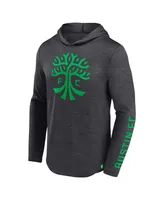 Men's Fanatics Charcoal Austin Fc First Period Space-Dye Pullover Hoodie