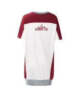 Women's G-iii 4Her by Carl Banks White Alabama Crimson Tide Home Run T-shirt Dress