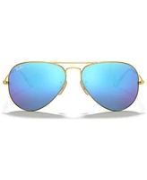 Ray-Ban Sunglasses, RB3025 Aviator Mirror