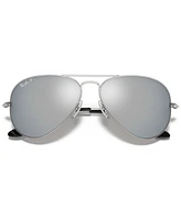 Ray-Ban Polarized Sunglasses, RB3025 Aviator Mirror