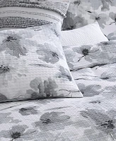 Dkny Modern Bloom 3 Piece Duvet Cover Set, Queen