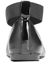 Jessica Simpson Women's Mandalaye Elastic Criss-Cross Ankle Strap Ballet Flats